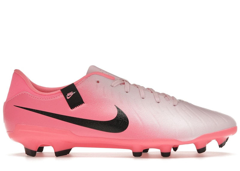 Pre-owned Nike Men's  Tiempo Legend 10 Academy Mg Sneakers In Pink Foam/black In Multi