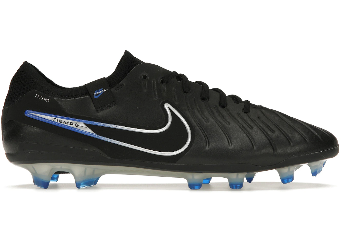 Nike Tiempo Legend 10 Elite FG Black Hyper Royal Men's - DV4328-040 - US