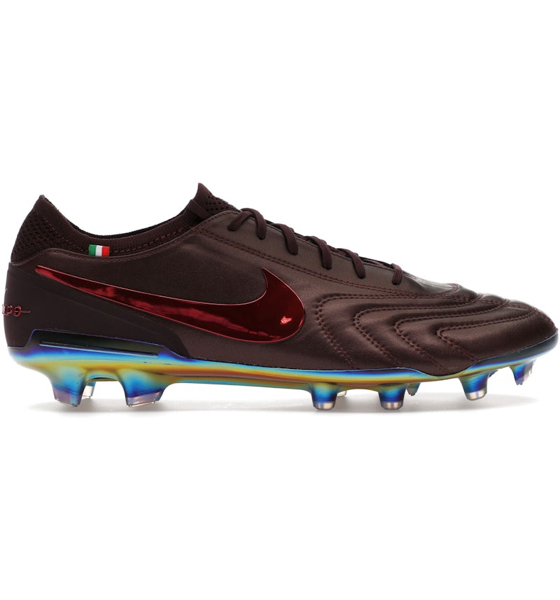 Nike Tiempo Legend 10 Elite Luxe FG Montebelluna Leather Port Wine