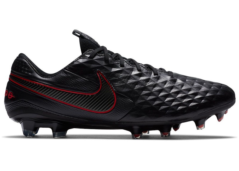 Nike Tiempo Legend 8 Elite FG Black Chile Red Men's - AT5293-060 - US