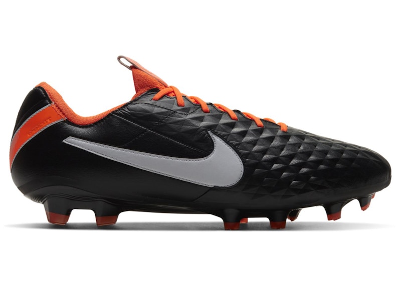 Nike Tiempo Legend 8 Elite FG Black Total Orange