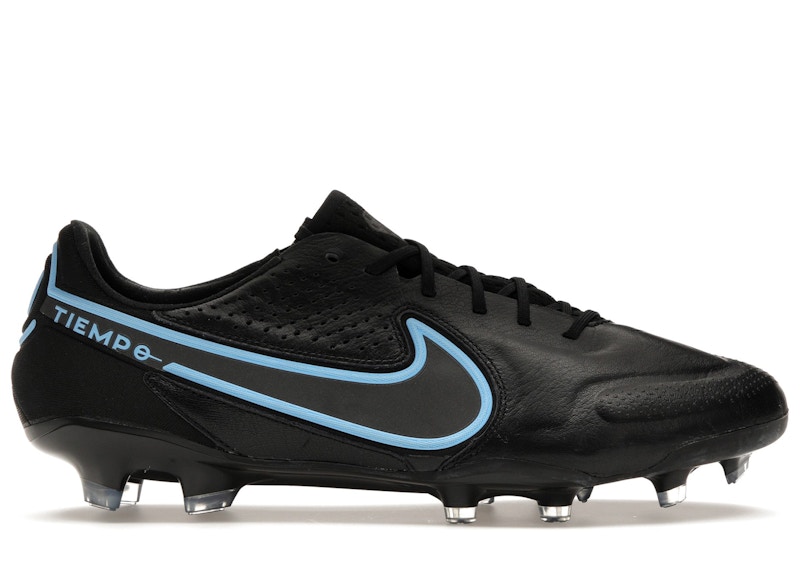 Nike Tiempo Legend 9 Elite FG Black University Blue Men's