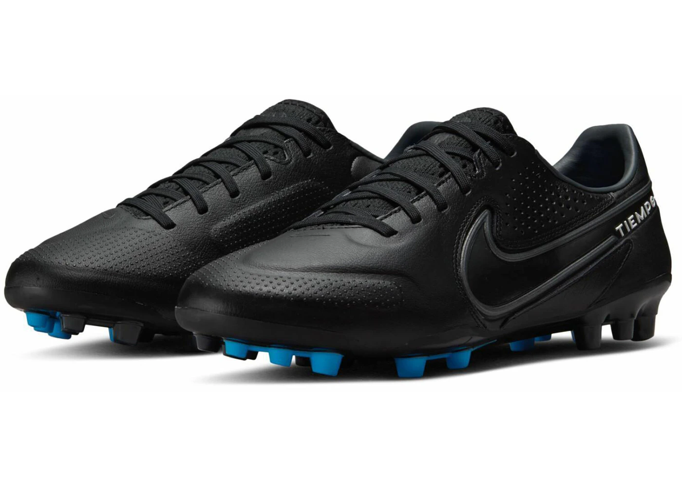Nike Tiempo Legend 9 Pro AG-Pro Black White Light Photo Blue Men's - DB0448-001 - US
