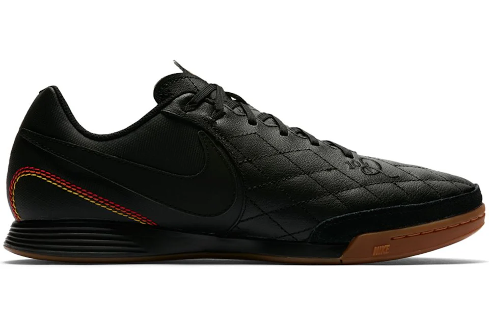 Nike Tiempo Ligera IV 10r IC Ronaldinho Black Gum Hombre AQ2202