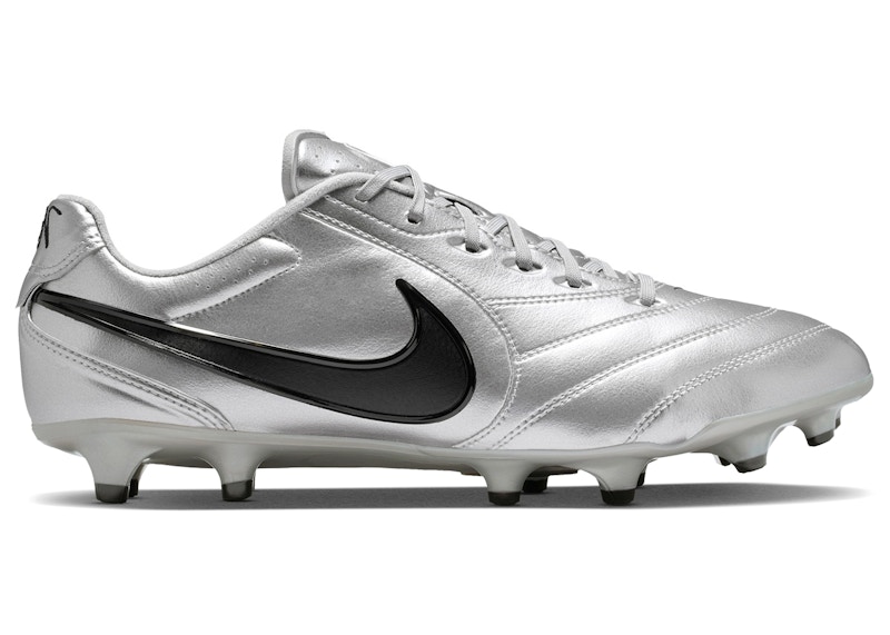 Nike Tiempo Ligera Pro FG Metallic Silver Black