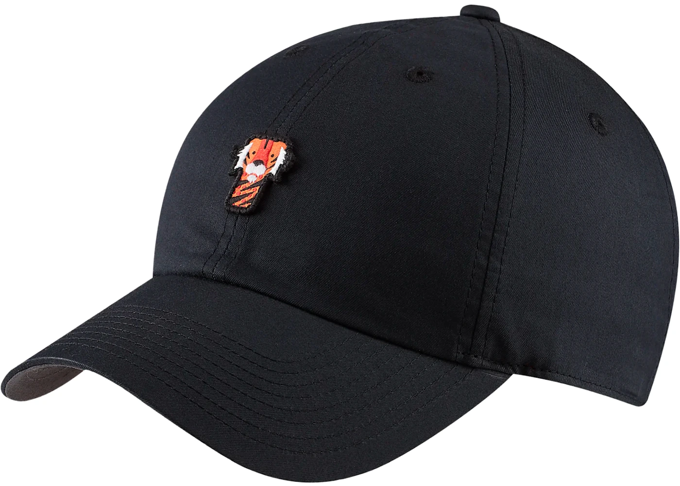 美品 レア品 Nike Tiger Woods Golf Hat Frank Nike Tiger Woods Heritage86 Frank Hat Black/White Men's