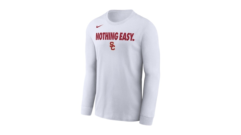 Nike USC College Long-Sleeve T-Shirt White メンズ - SS25 - JP