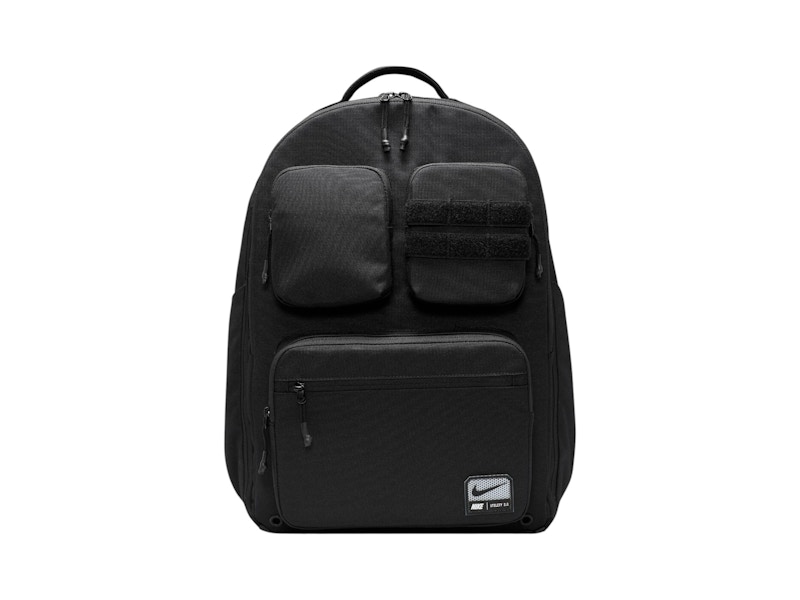 Pre-owned Nike Utility Power 33l Backpack In Black/white