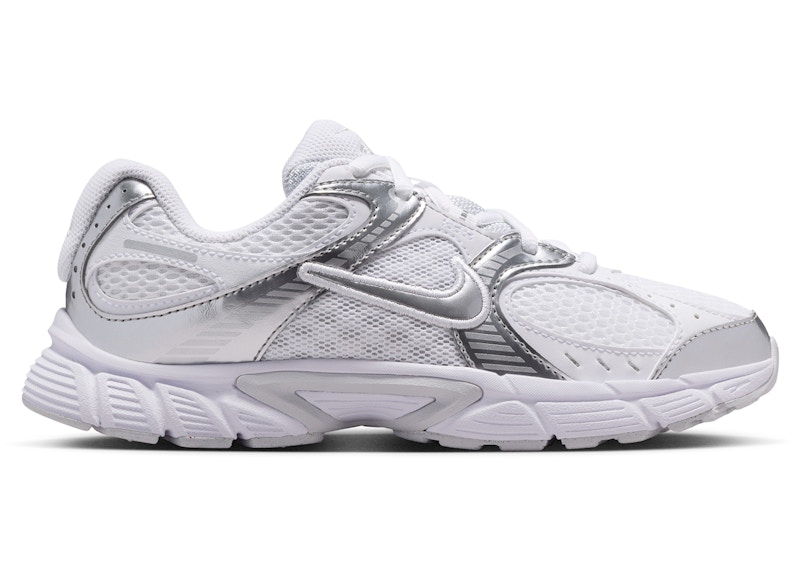 [ナイキ] V5 RNR GS [J V5 RNR GS] ホワイト/ピュアプラチナム/ホワイト/メタリックシルバー HQ6411-103 Nike V5 RNR White Pure Platinum Metallic Silver (GS) - HQ6411-103 - US