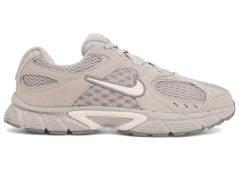 Nike V5 Runner Suede Sneakers in Moon Particle/Light Orewood Brown