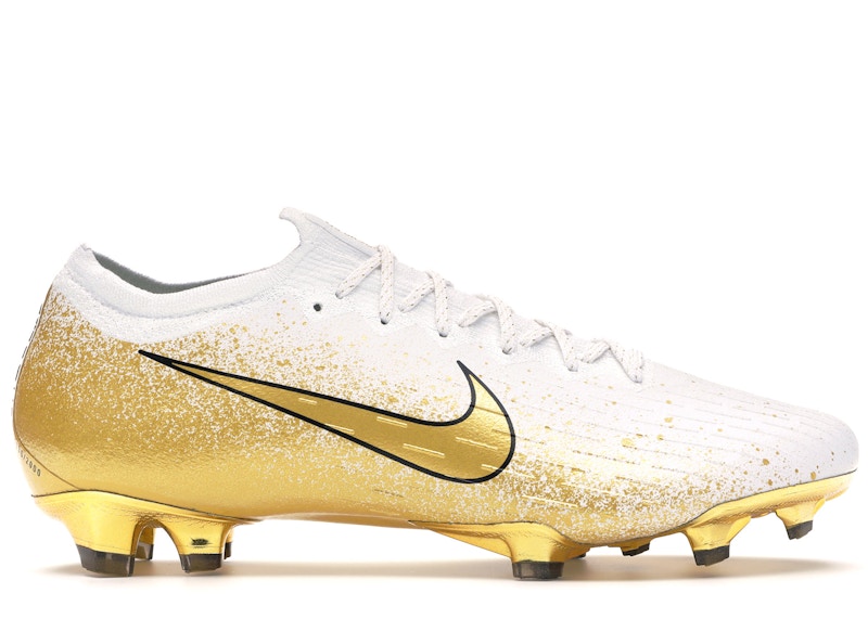 Nike Vapor 12 Elite SE FG White Metallic Gold