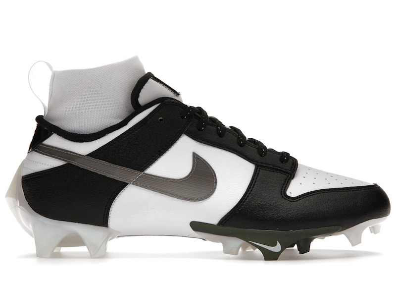 White and cheap black cleats