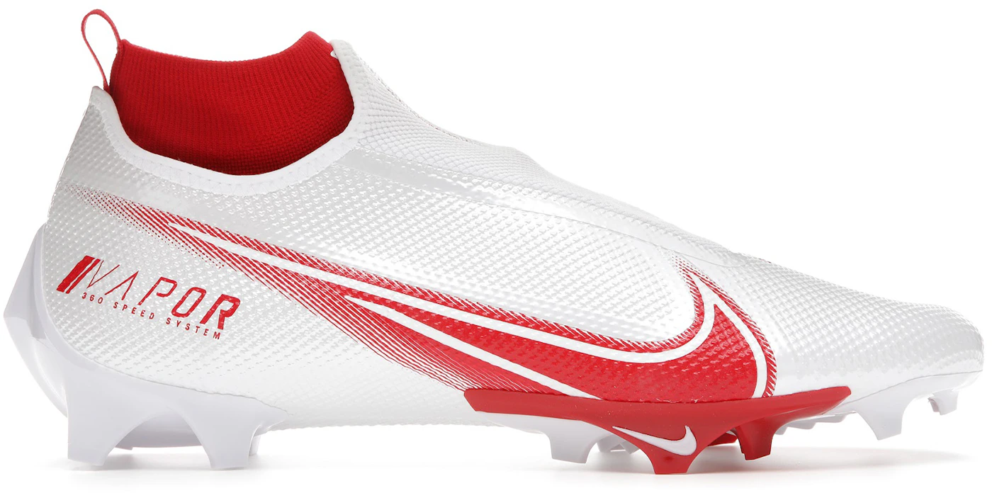 Nike Vapor Edge Pro 360 Football Cleats White/Red Mens Size 16 AO8277-102