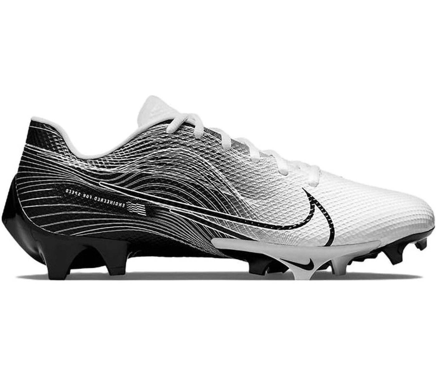 Nike vapor speed 2 men's lacrosse cleats hotsell - white/black