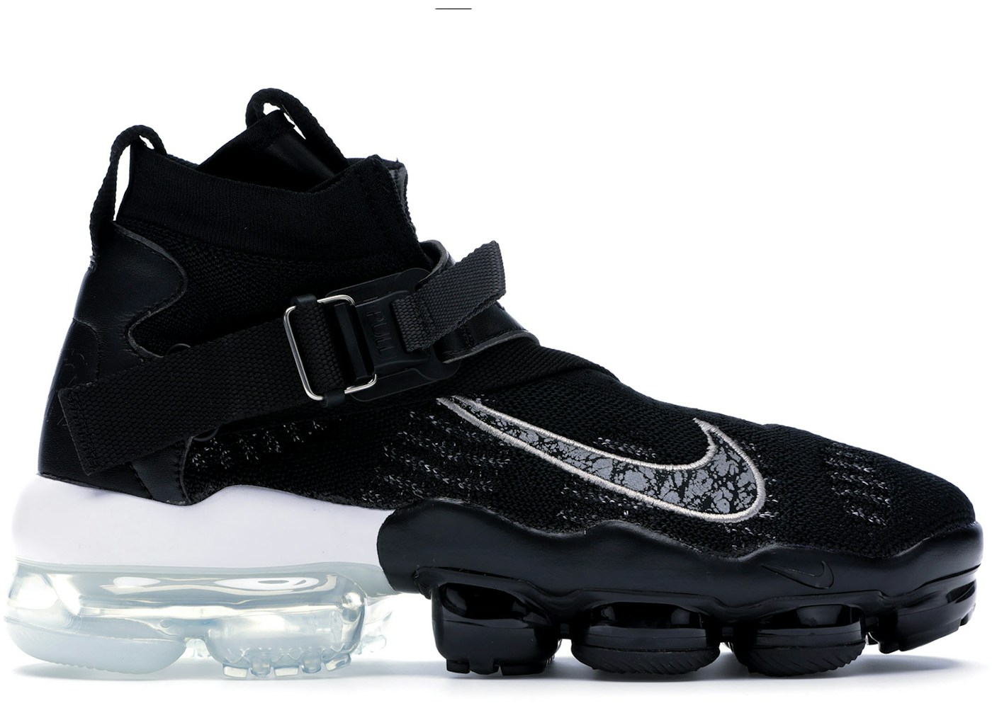 Nike VaporMax Premier Flyknit Black Metallic Silver White - AO3241-002