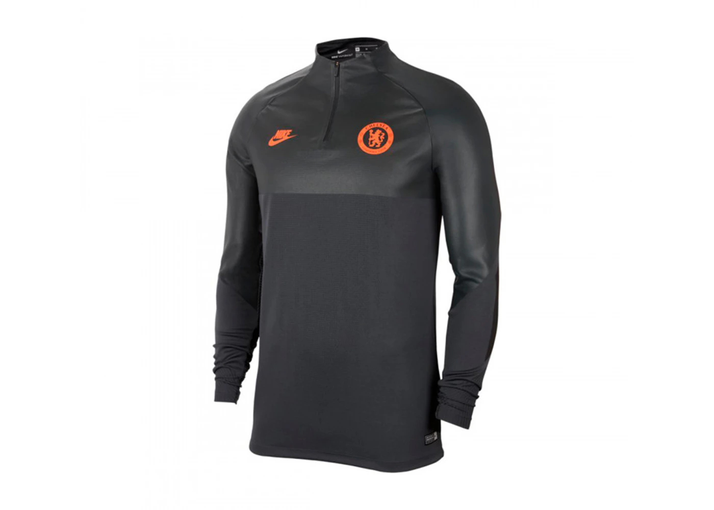 Nike Vaporknit Chelsea FC Strike Drill Top Anthracite/Rush Orange Men's - US