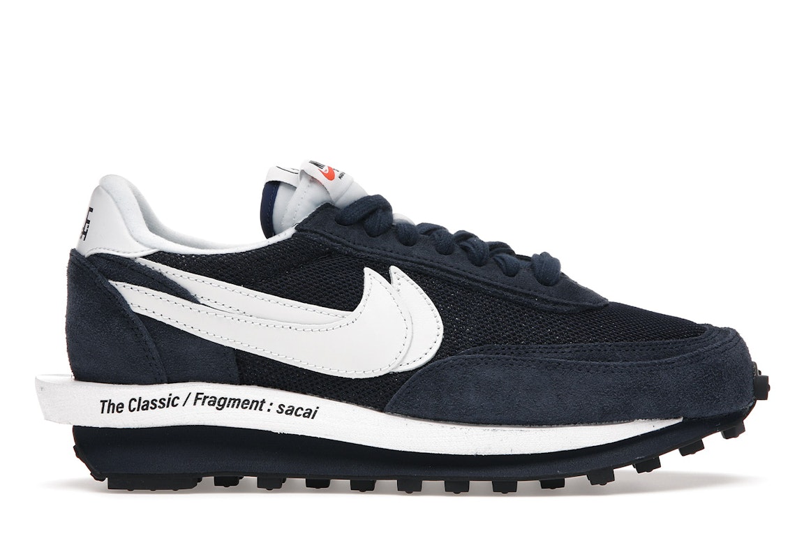 Pre-owned Nike Ld Waffle Sf Sacai Fragment Blue Void In Blue Void/white-obsidian-white