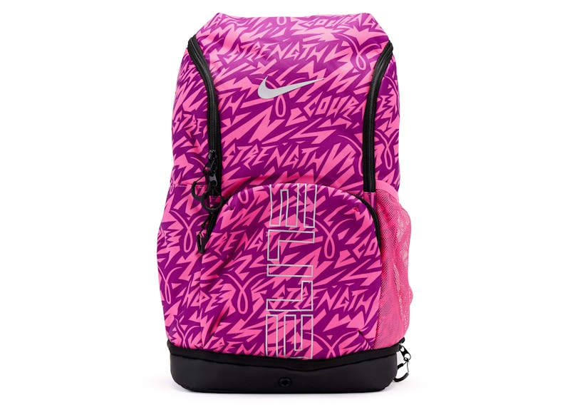 pink and grey nike backpack