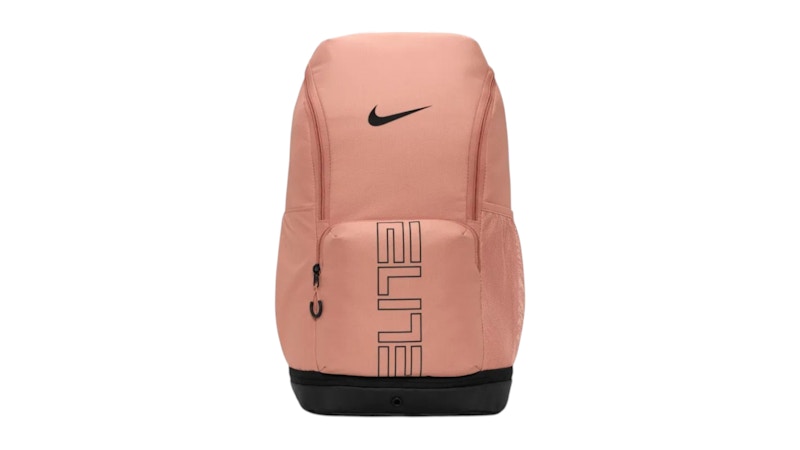Pre-owned Nike Men's  Varsity Elite Backpack In Rose Gold/black In Multi