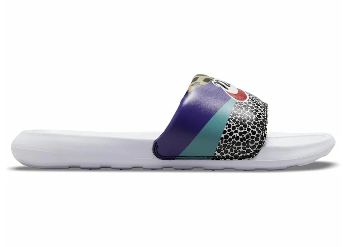 Womens Nike Nike Leopard Sliders Nike Victori One Printed Slide