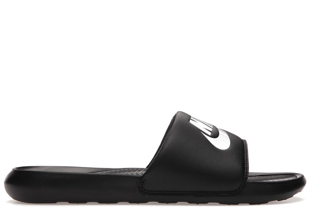 Pre-owned Nike Victori One Slide Black White In Black/white/black