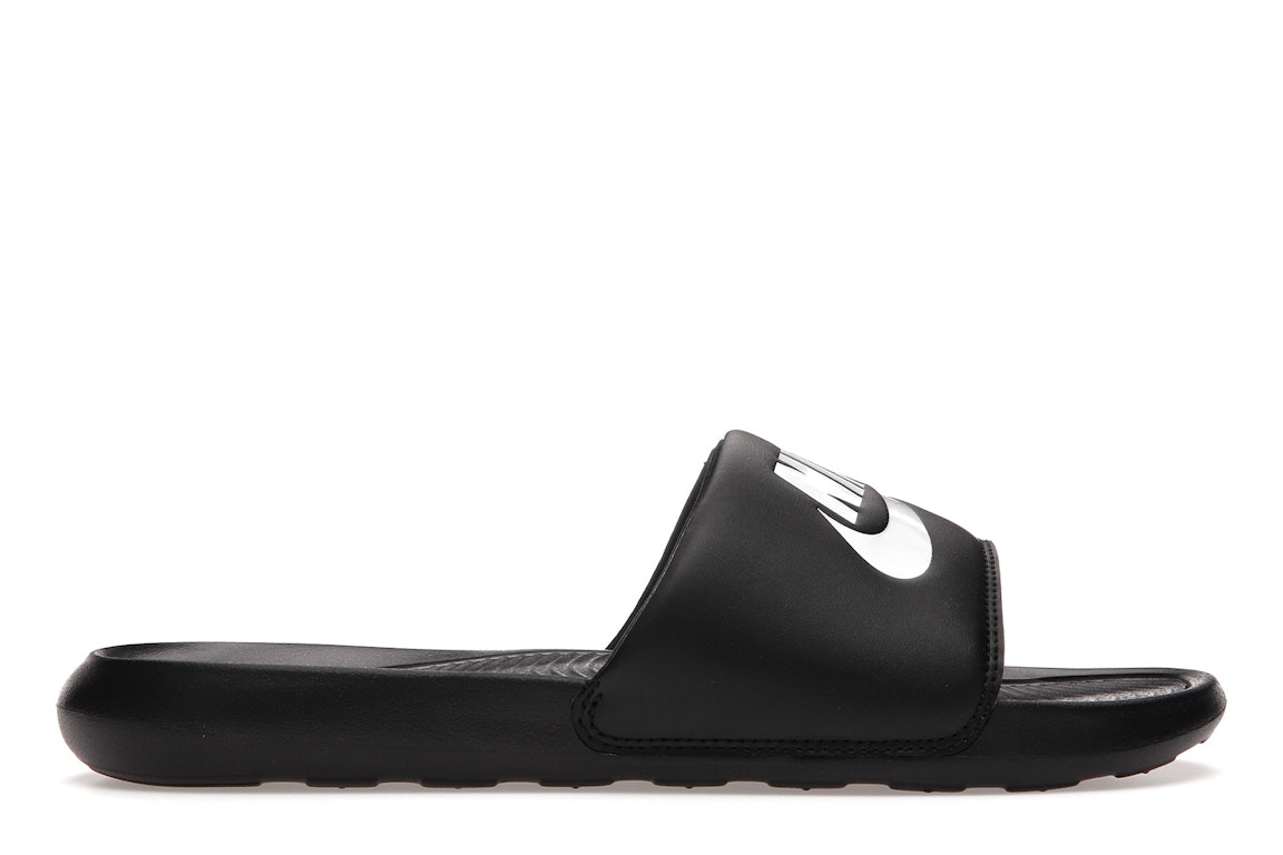 Pre-owned Nike Victori One Slide Black White In Black/white/black