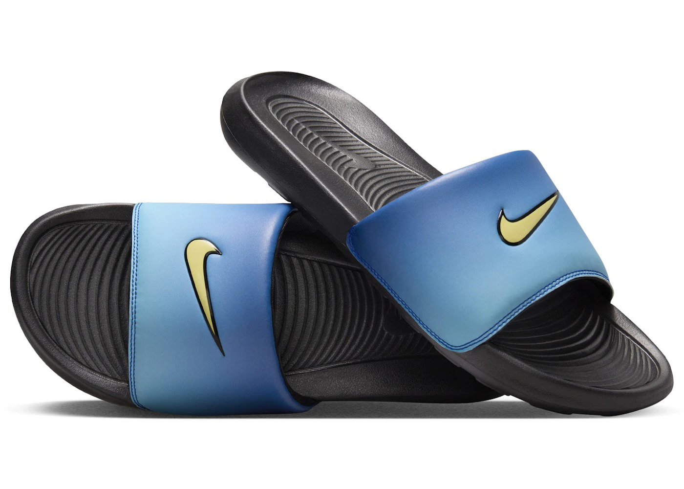 Nike Victori One Slide Hyper Blue Sky Blue Black Chamois Men's