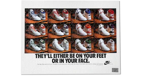 Nike Vintage Ad 1986 On Your Feet Or On Your Face Puzzle