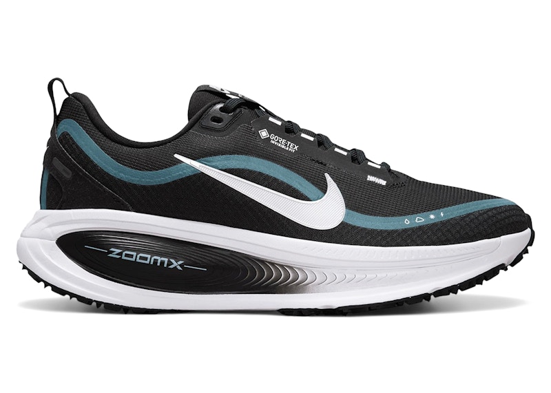 Nike Vomero 18 Gore-Tex Black White Metallic Silver (Women's Nike Vomero 18 Gore-Tex Black White Metallic Silver (Women's