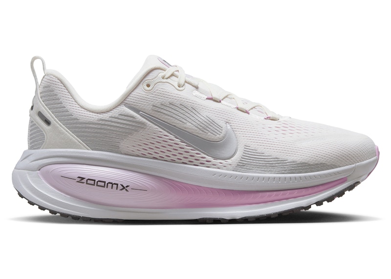 Pre-owned Nike Vomero 18 Metallic Silver (women's) Sneakers In Sail/doll/beyond Pink