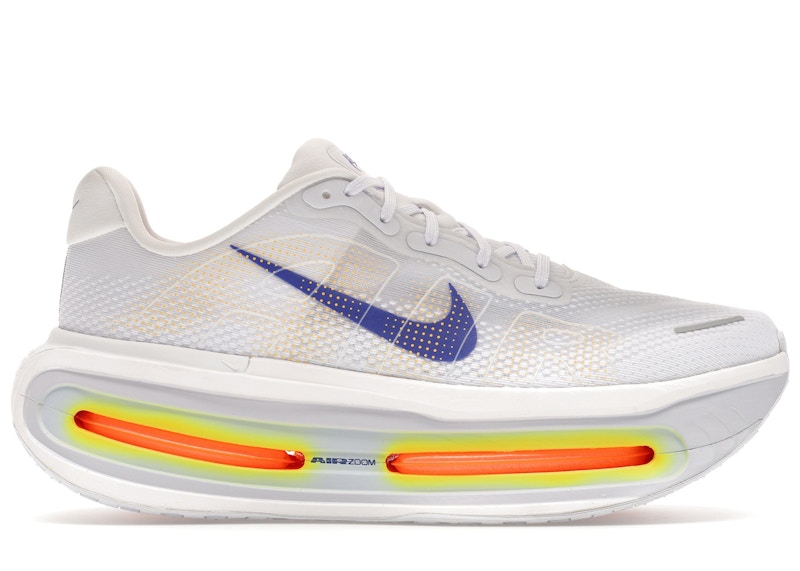 Men's Nike Vomero Premium Sneakers in White/Lapis/Total Orange