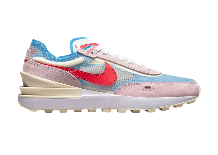 Nike Waffle One Pink Red Blue (Women's) - DN5057-600 - GB