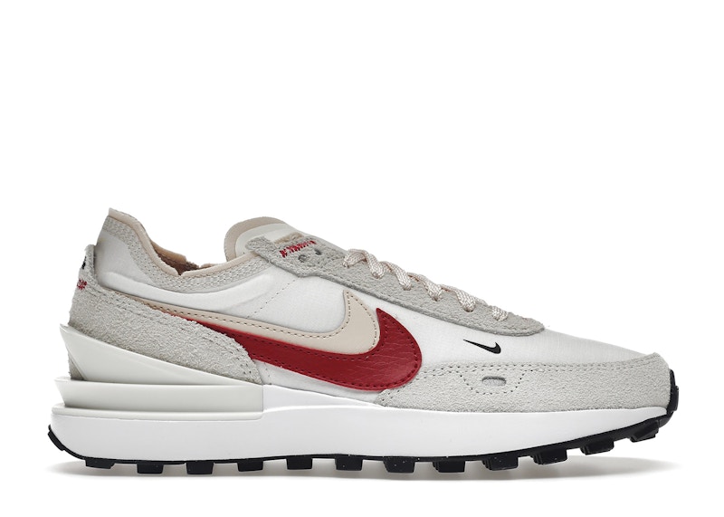 Nike Waffle One SE Sail Pearl White Black Gym Red (Women's)