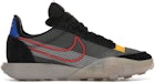 Nike Waffle Racer 2X Black Solar Flare University Red (Women's)