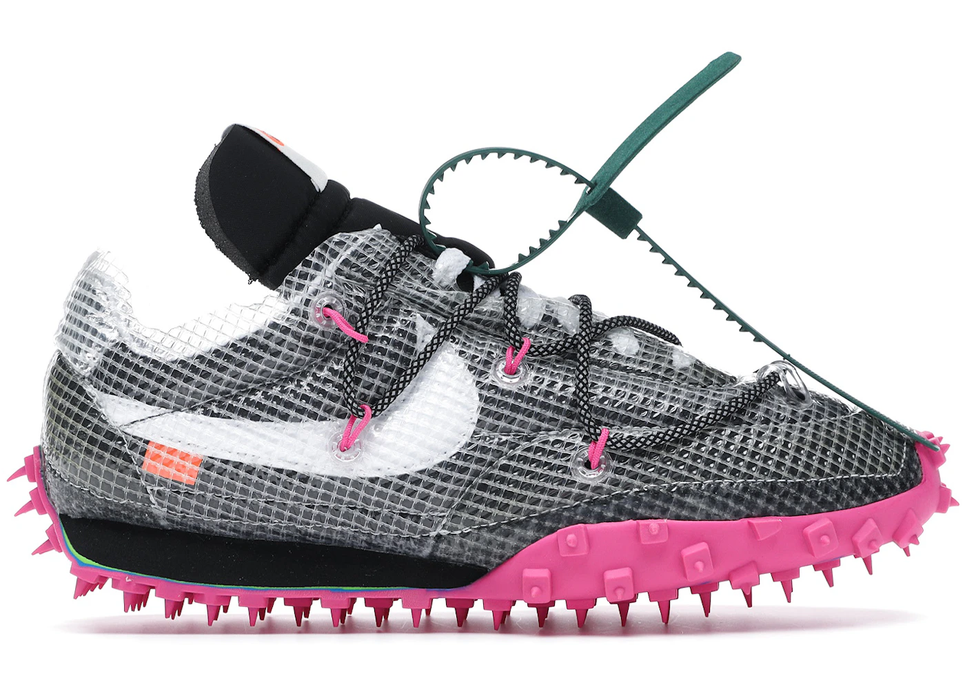 Nike Waffle Racer Off-White Black (Women's) - CD8180-001 - US