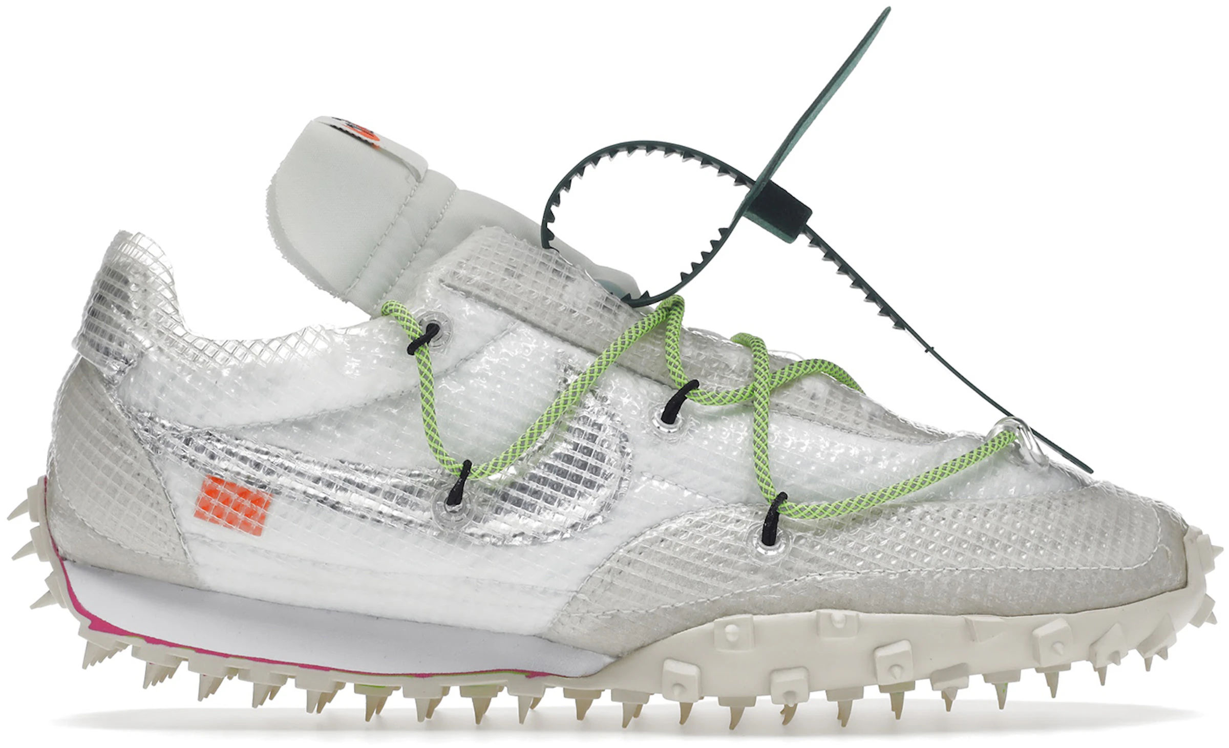 Cabecear Juguetón Brote Nike Waffle Racer Off-White White (W) - CD8180-100 - ES