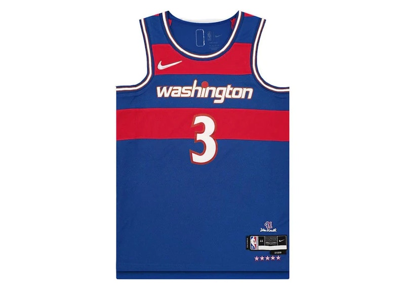 Nike Washington Wizzards Bradley Beal City Edition Jersey Blue Men s SS24 GB