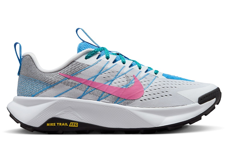 Pre-owned Nike Men's Wildhorse 10 Playful Pink Sneakers In White/black/university Blue