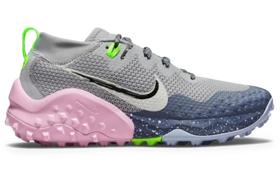 Nike Wildhorse 7 Wolf Grey Barely Green Diffused Blue (Women's) - CZ1864-004 - US
