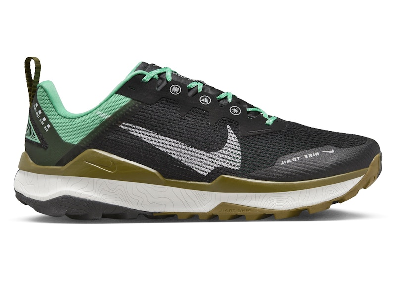 Nike Wildhorse 8 Black Spring Green Olive Flak White Men's