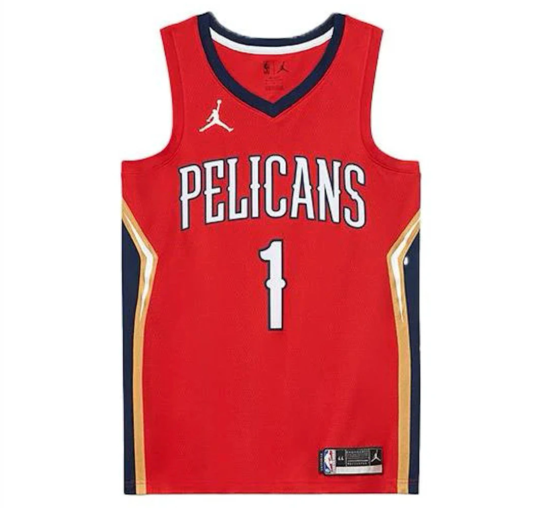 Jordan New Orleans Pelicans Youth Statement Swingman 2 Jersey - Zion Williamson - Red