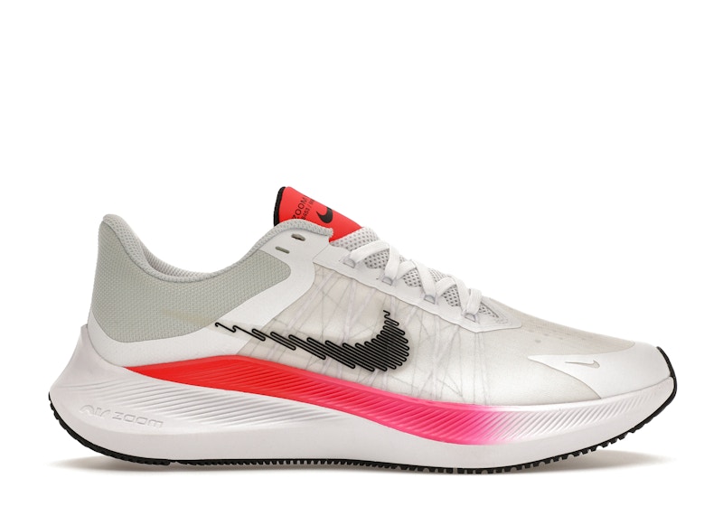 Pre-owned Nike Winflo 8 Rawdacious (women's) Sneakers In White/bright Crimson/total Orange