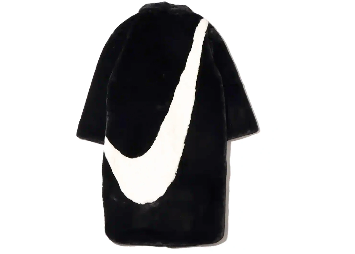 Nike Women Faux Fur Long Jacket (Asia Sizing) Black - FW22 - US