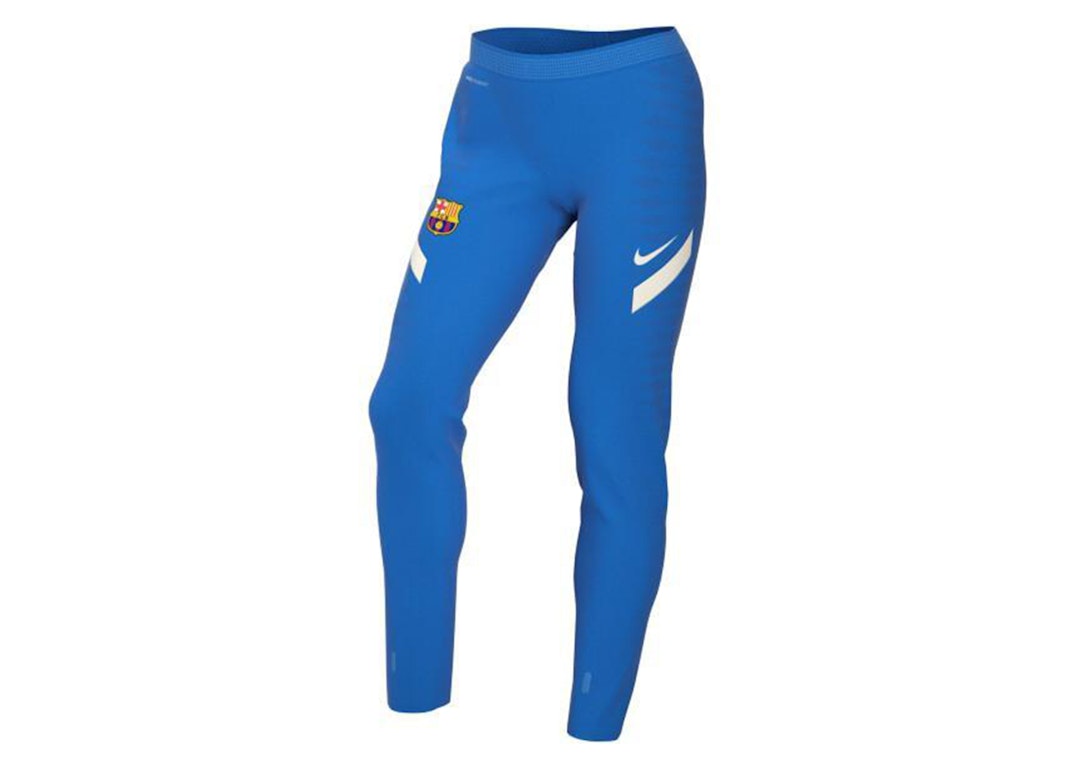 Pre-owned Nike Women's F.c. Barcelona Strike Elite 2021/2022 Dri-fit Adv Knit Pants Blue
