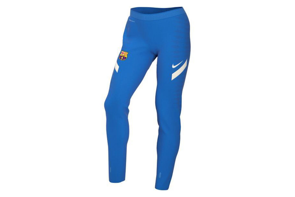 Pre-owned Nike Women's F.c. Barcelona Strike Elite 2021/2022 Dri-fit Adv Knit Pants Blue