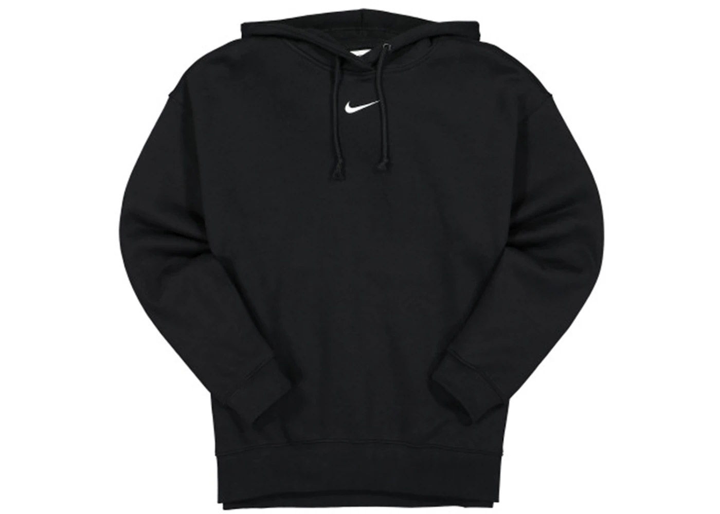 Nike Women's Oversized Fleece Hoodie Black/White - SS22 - US