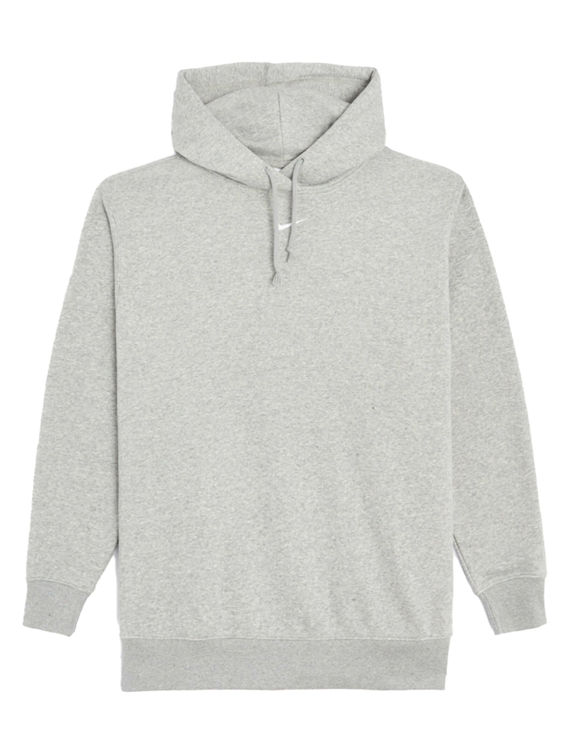 Ash gray white online nike hoodie