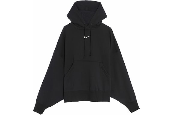 Nike de mujer Sudadera con capucha oversize Negro/Vela