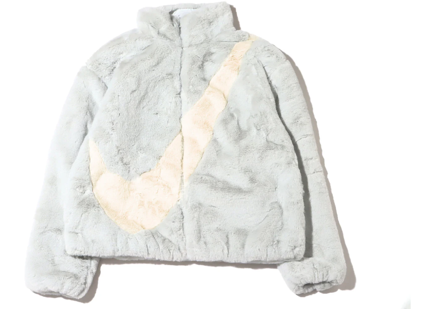 Nike Womens Oversized Swoosh Logo Jacket (Asia Sizing) Photon Dust - FW22 - US