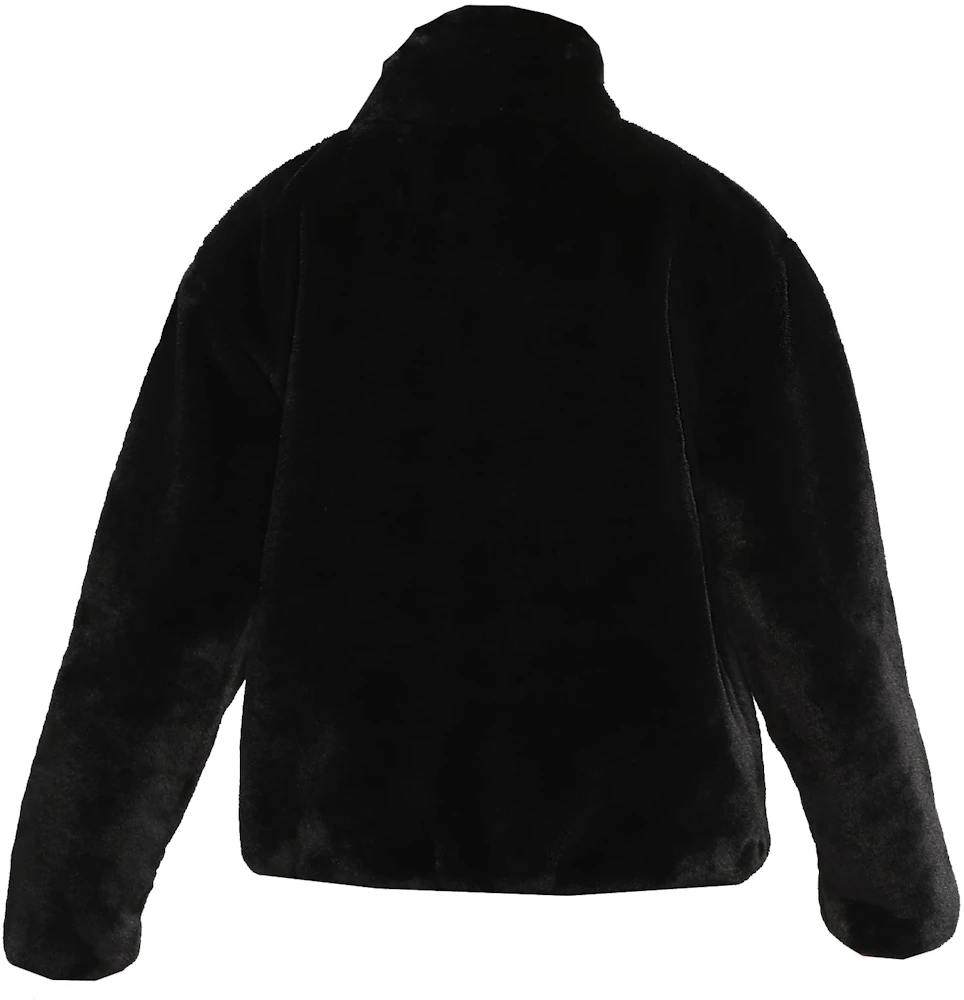 Nike Women Sportswear Faux Fur Jacket (black / fossil)